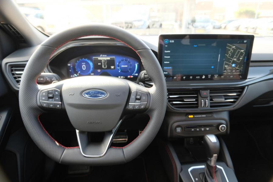 Ford Focus Wagon 1.0 EcoBoost Hybrid ST Line X 155pk | SYNC 4 Navigatie | Adaptieve Cruise | Panoramadak | Head-Up Display | Reservewiel | B&O Play | Verlengde Fabrieksgarantie tot 07-2027