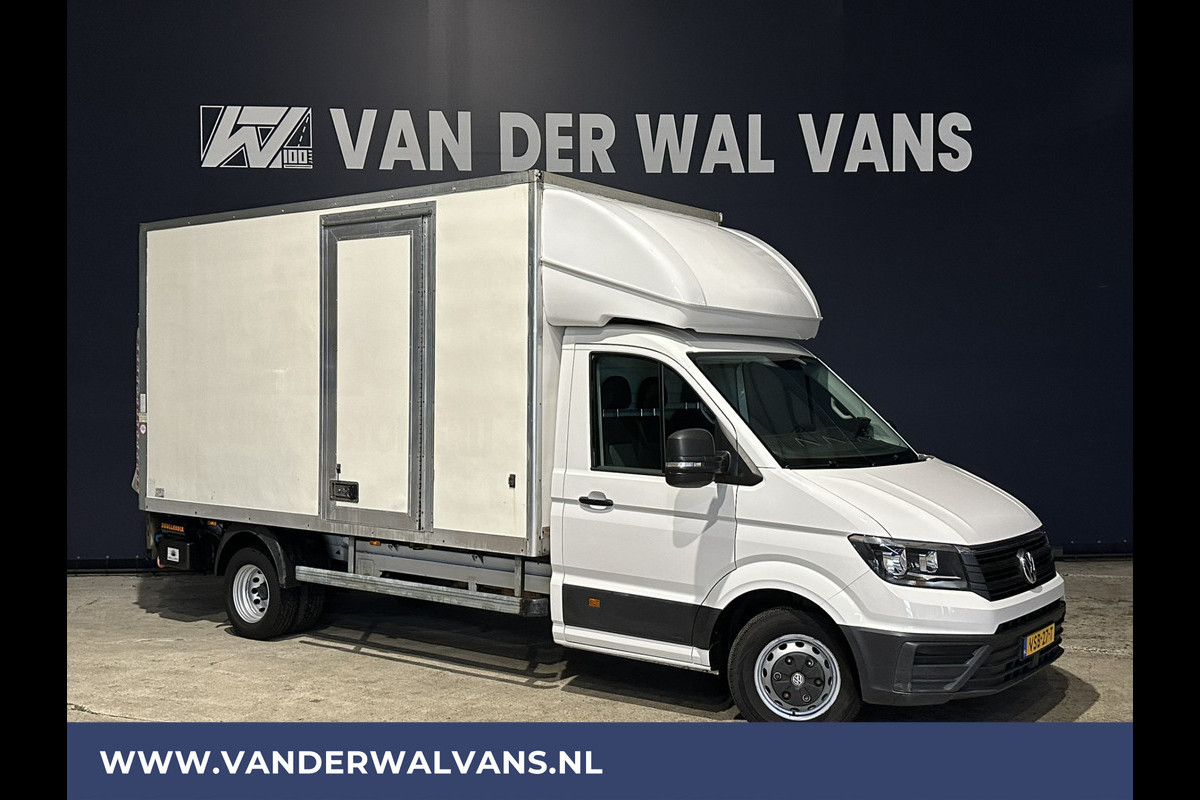 Volkswagen Crafter 2.0 TDI 177pk Bakwagen Dubbel Lucht Laadklep Zijdeur Euro6 Airco | Camera Apple Carplay, Android Auto, Chauffeursstoel, Cruisecontrol, Bijrijdersbank