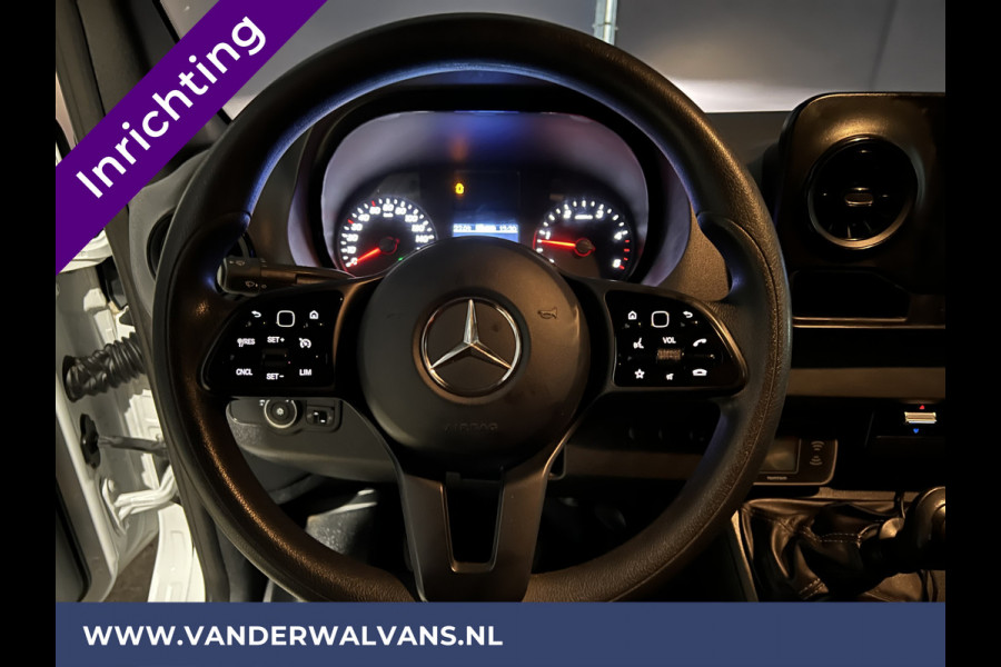 Mercedes-Benz Sprinter 316 CDI 164pk L2H1 inrichting Euro6 Airco | 2800kg Trekhaak | Camera | Cruisecontrol Apple Carplay, Android Auto, Parkeersensoren
