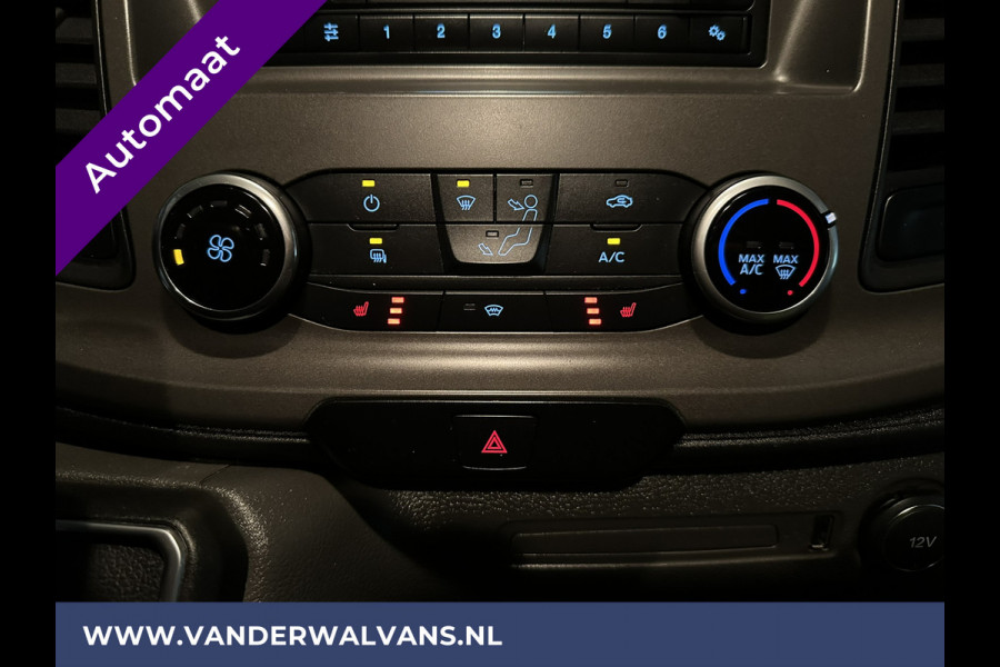Ford Transit Custom 2.0 TDCI 130pk Automaat L1H1 Euro6 Airco | Trekhaak | LED | Cruisecontrol | Parkeersensoren Stoelverwarming, Vooruitverwarming, Bijrijdersbank