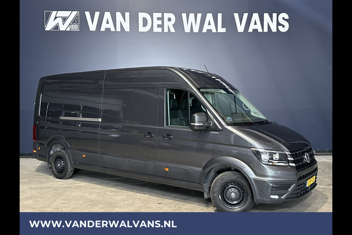 Volkswagen Crafter 2.0 TDI 177pk L4H3 L3H2 Euro6 Airco | 3000kg Trekhaak | Apple Carplay | Navigatie cruisecontrol, camera, parkeersensoren, verwarmde voorruit, bijrijdersbank