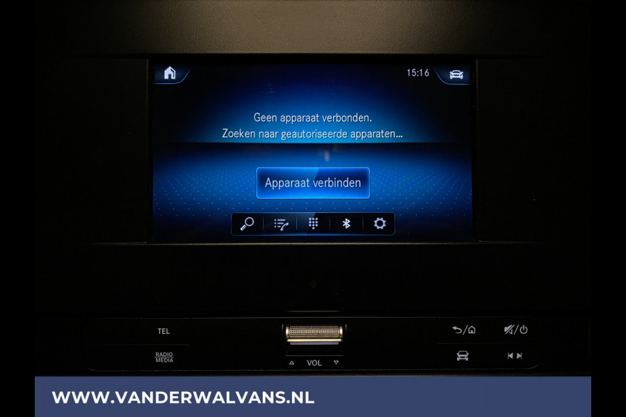 Mercedes-Benz Sprinter 316 2.2 CDI 163PK Bakwagen Deuren Euro6 Airco | 3-Zits | 1025KG Laadvermogen MBUX, apple car play, android auto, achterdeuren