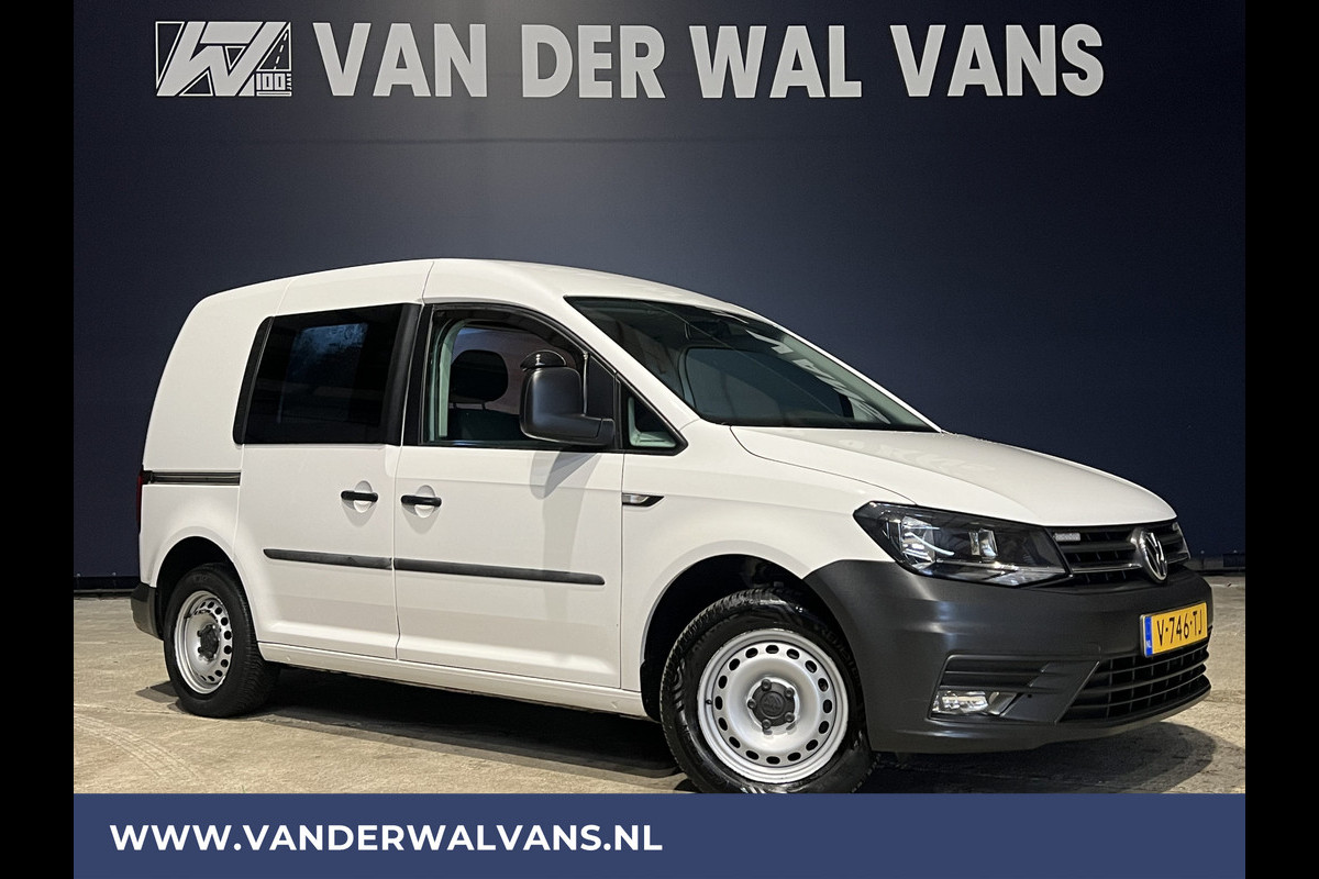 Volkswagen Caddy 2.0 TDI L1H1 Euro6 Airco | Cruisecontrol | Navigatie | Omvormer | Apple Carplay Parkeersensoren,  Android auto, zijdeur