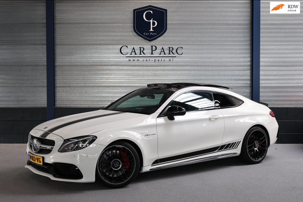 Mercedes-Benz C-Klasse Coupé 63 S AMG Edition 1 LED/PANO/LEER+S.VERWARMING+MEMORY/LMV/LINE/ACC/ECC/12 MND GARANTIE!