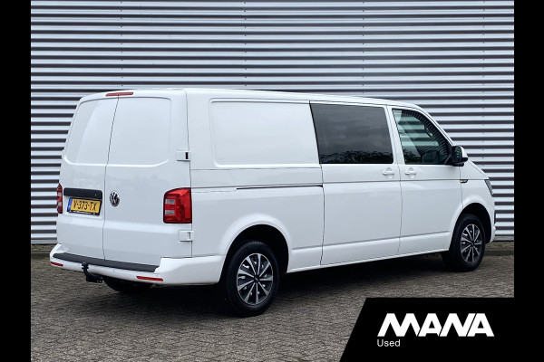 Volkswagen Transporter 2.0 TDI L2H1 DC 150PK Highline Airco Cruise Navi Camera Bluetooth Car-Play Trekhaak Multifunctioneel stuurwiel Electrische/Verwa