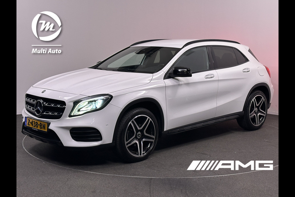 Mercedes-Benz GLA 180 Business Solution AMG Night | Camera | Navi | LED Koplampen | 19"L.M | Alcantara Sportstoelen Verwarmd |