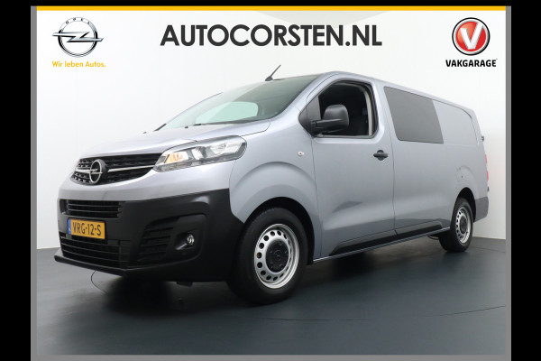 Opel Vivaro 2.0D 145pk 5pers D.C L3.H1 EURO6 Navi Apple-Android Carplay Connected Trekhaak Camera Multi-Media SchuifDeur Betonplex-Vloer PDC Priv.Glass Mistlampen Licht+RegenSensor CruiseControl Uniek lengte 3 !!!! EURO 6  54.000 euro nieuw (inc btw/bpm) Org.NLSe auto 340Nm/2000rpm 2.500kg Trekvermogen!