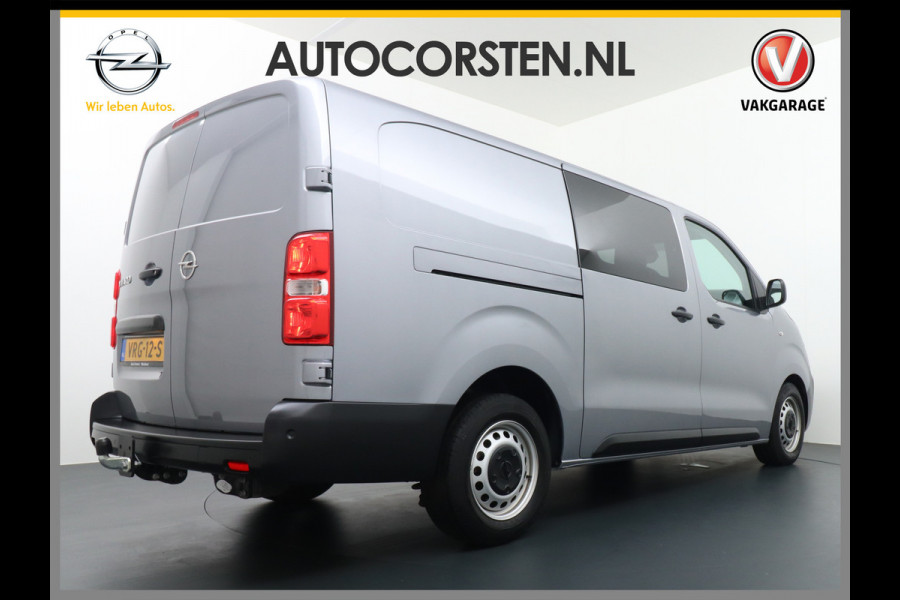 Opel Vivaro 2.0D 145pk 5pers D.C L3.H1 EURO6 Navi Apple-Android Carplay Connected Trekhaak Camera Multi-Media SchuifDeur Betonplex-Vloer PDC Priv.Glass Mistlampen Licht+RegenSensor CruiseControl Uniek lengte 3 !!!! EURO 6  54.000 euro nieuw (inc btw/bpm) Org.NLSe auto 340Nm/2000rpm 2.500kg Trekvermogen!