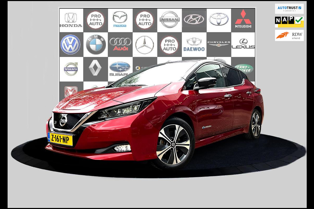 Nissan Leaf Tekna 40 kWh 3d cam_Trekh_Stoelverw_Navi