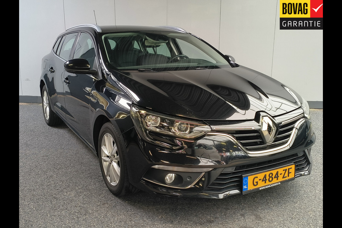 Renault MEGANE Estate 1.2 TCe Limited uit 2018 Rijklaar + 12 maanden Bovag-garantie  Henk Jongen Auto's in Helmond,  al 50 jaar service zoals 't hoort!