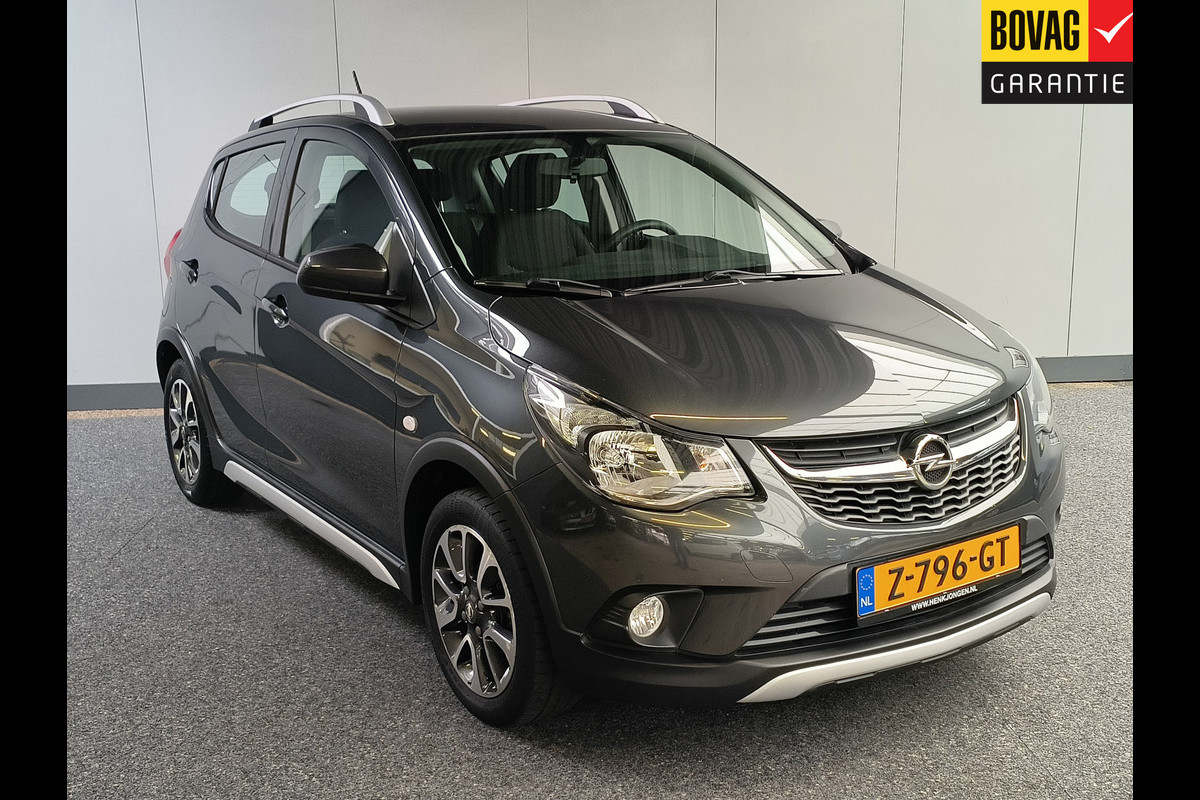 Opel KARL 1.0 Rocks Online Edition uit 2018 Rijklaar + 12 maanden Bovag-garantie Henk Jongen Auto's in Helmond,  al 50 jaar service zoals 't hoort!