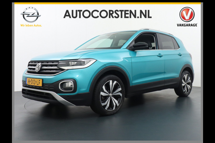 Volkswagen T-Cross T 116Pk 1/2 Leer Adaptive-Cruise Apple Carplay Android MirrorLink Camera Virtual-Cockpit (DigiDash) PDC-A+Voor Dual-ECC 17"lm Do ACC Uitparkeerwaarschuwing Executive-Pakket WiFi Online-Diensten Inklapbare+Verwarmde-Elektr.Spiegels Mistlampen Vermoeidheidsherkenning Smartphone-Integratie Chroompack Licht+regensensor Bra Orig. NLse auto 1e eigenaar Dealer onderhouden ! EURO 6 Nieuw ruim 31.000 euro!