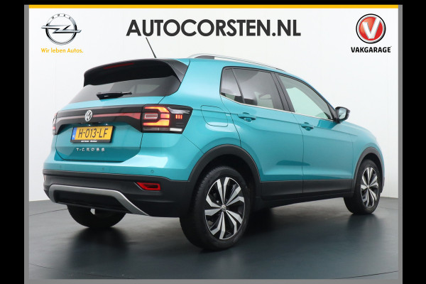 Volkswagen T-Cross T 116Pk 1/2 Leer Adaptive-Cruise Apple Carplay Android MirrorLink Camera Virtual-Cockpit (DigiDash) PDC-A+Voor Dual-ECC 17"lm Do ACC Uitparkeerwaarschuwing Executive-Pakket WiFi Online-Diensten Inklapbare+Verwarmde-Elektr.Spiegels Mistlampen Vermoeidheidsherkenning Smartphone-Integratie Chroompack Licht+regensensor Bra Orig. NLse auto 1e eigenaar Dealer onderhouden ! EURO 6 Nieuw ruim 31.000 euro!