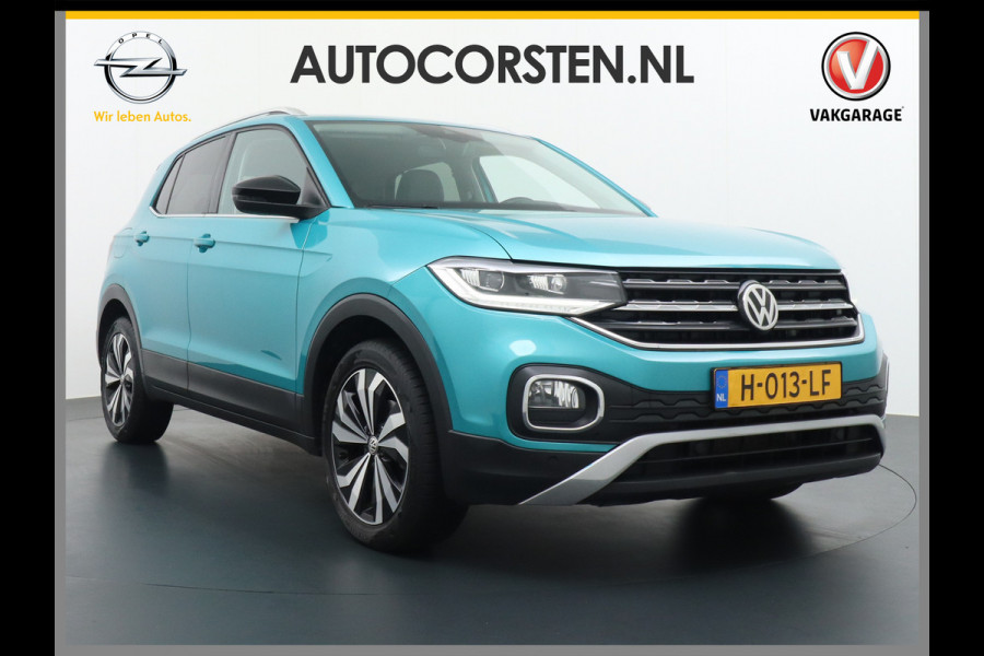 Volkswagen T-Cross T 116Pk 1/2 Leer Adaptive-Cruise Apple Carplay Android MirrorLink Camera Virtual-Cockpit (DigiDash) PDC-A+Voor Dual-ECC 17"lm Do ACC Uitparkeerwaarschuwing Executive-Pakket WiFi Online-Diensten Inklapbare+Verwarmde-Elektr.Spiegels Mistlampen Vermoeidheidsherkenning Smartphone-Integratie Chroompack Licht+regensensor Bra Orig. NLse auto 1e eigenaar Dealer onderhouden ! EURO 6 Nieuw ruim 31.000 euro!