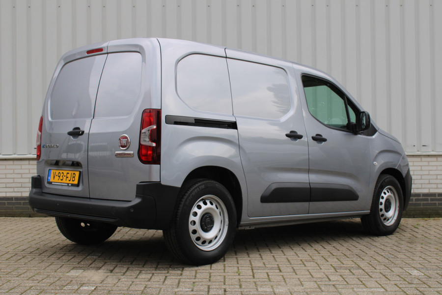 Fiat E-Doblò 136 L1 50 kWh | 8" Navi scherm | PDC | Reservewiel | Cruise | Schuifdeur rechts |