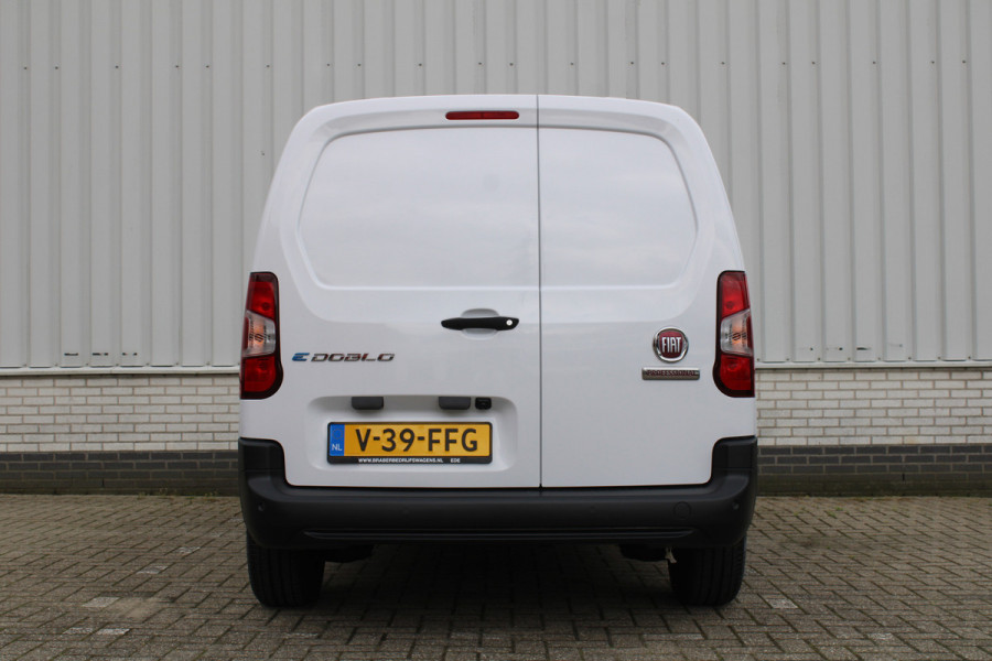 Fiat E-Doblò 136 L2 50 kWh | Airco | Navi | Reservewiel | Cruise | Klaptafels achterzijde voorstoelen | Comfort connect pakket |