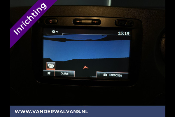 Opel Movano 2.3 CDTI 145pk L2H2 inrichting Euro6 Airco | Omvormer | Imperiaal | 2500kg Trekhaak | Navigatie | Camera Cruisecontrol, Parkeersensoren, Trap, Bijrijdersbank