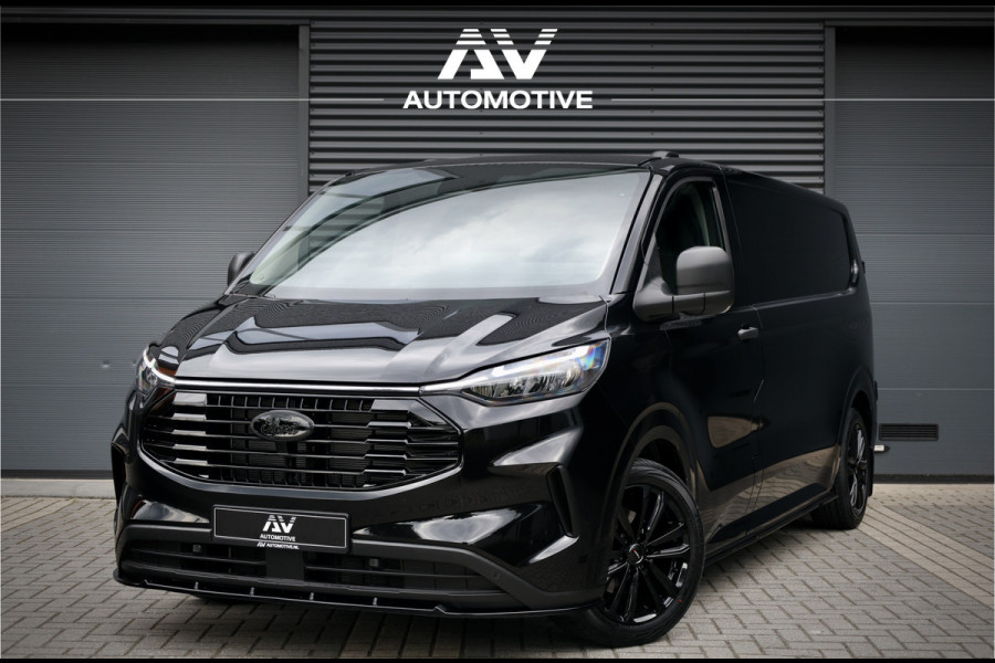 Ford Transit Custom 320 2.0 TDCI L2H1 AUT | Camera | Lane Assist | LED | Apple CarPlay | Garantie tot 06-2027 | NIEUW | AV Black edition | Cobra verlagingsveren | Lederen bekleding | Trekhaak | 3-Zitter