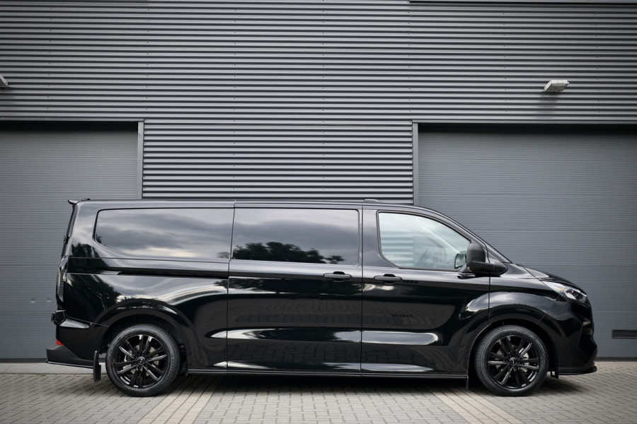 Ford Transit Custom 320 2.0 TDCI L2H1 AUT | Camera | Lane Assist | LED | Apple CarPlay | Garantie tot 06-2027 | NIEUW | AV Black edition | Cobra verlagingsveren | Lederen bekleding | Trekhaak | 3-Zitter