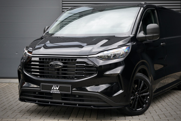 Ford Transit Custom 320 2.0 TDCI L2H1 AUT | Camera | Lane Assist | LED | Apple CarPlay | Garantie tot 06-2027 | NIEUW | AV Black edition | Cobra verlagingsveren | Lederen bekleding | Trekhaak | 3-Zitter