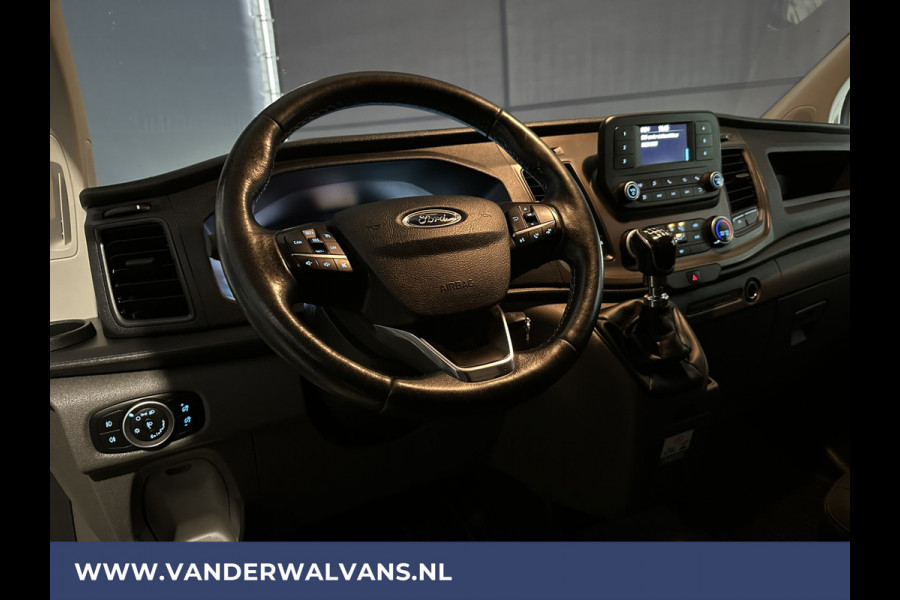 Ford Transit Custom 2.0 TDCI L1H1 Euro6 Airco | Camera | LED | Cruisecontrol | Parkeersensoren Bijrijdersbank, 2500kg trekvermogen