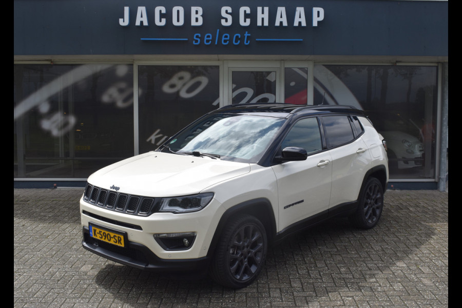 Jeep Compass 4xe 240 Plug-in Hybrid Electric S / Blind spot / Afn. Trekhaak / El. klep / Stoel- & stuurverwarming / 19"