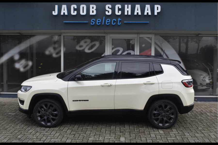 Jeep Compass 4xe 240 Plug-in Hybrid Electric S / Blind spot / Afn. Trekhaak / El. klep / Stoel- & stuurverwarming / 19"