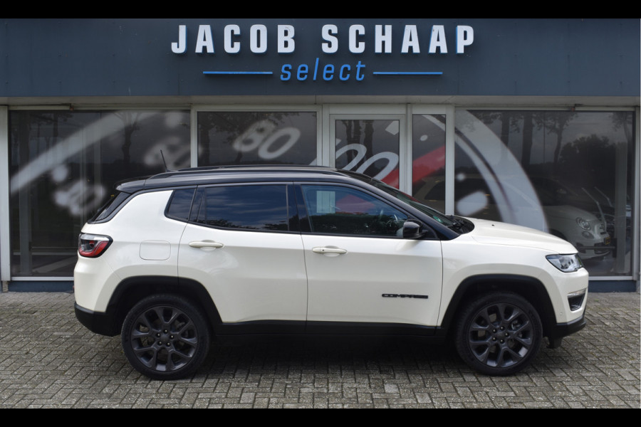 Jeep Compass 4xe 240 Plug-in Hybrid Electric S / Blind spot / Afn. Trekhaak / El. klep / Stoel- & stuurverwarming / 19"