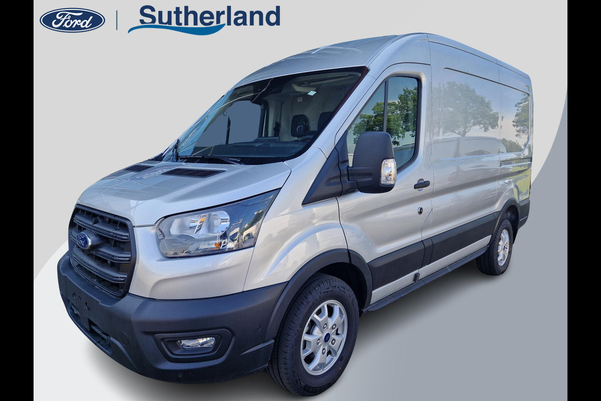 Ford Transit 330 2.0 TDCI L2H2 Trend 170 PK | SYNC 4 scherm | Driver assistance pack | Trekhaak | Stoelverwarming | Elektrisch vertelbare stoel | Safety & comfort pack 1 |16 inch lichtmetalen velgen | Reservewiel