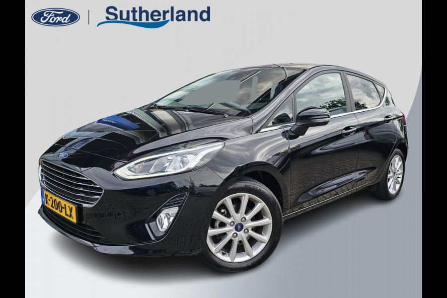 Ford Fiesta 1.0 EcoBoost Titanium X 2de eigenaar | Trekhaak | Stoelverwarming | Navigatie | Climate control | LED verlichting | Lane assist | Privacy glas | Dealeronderhouden!