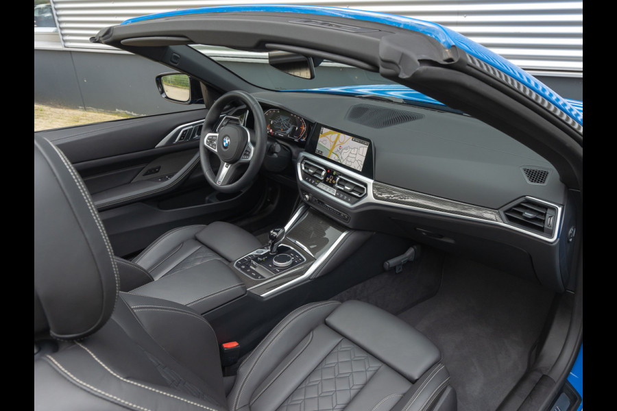BMW 4 Serie Cabrio 430i M-Sport - Individual ''Enzian Blue'' - M-Performance - Volleder