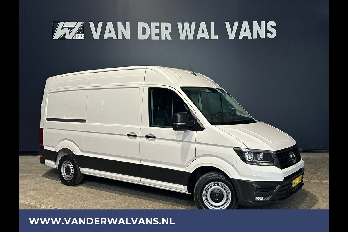 Volkswagen Crafter 2.0 TDI 140pk L3H3 L2H2 Euro6 Airco | Navigatie | 3000kg Trekhaak | Cruisecontrol Apple Carplay, Android Auto, Chauffeursstoel, Parkeersensoren, Bijrijdersbank