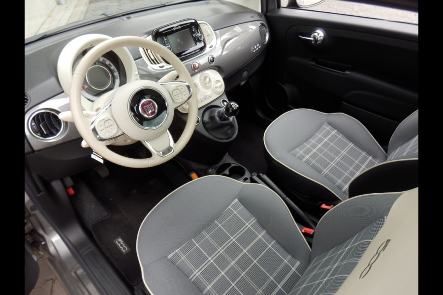 Fiat 500 80pk | Lounge | Navigatie | Panoramadak | PDC |