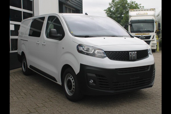 Fiat Scudo 2.0 Diesel 145pk L3 DC | Passagiersstoel | Driver Pack | Techno NAV Pack | 2 Schuifdeuren | Ramen in achterdeuren | Uit voorraad leverbaar !