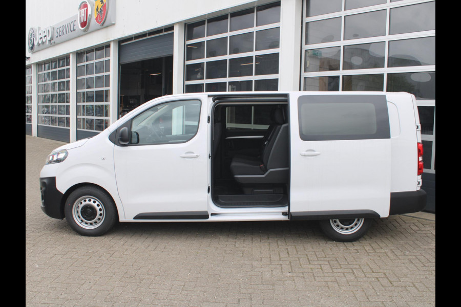 Fiat Scudo 2.0 Diesel 145pk L3 DC | Passagiersstoel | Driver Pack | Techno NAV Pack | 2 Schuifdeuren | Ramen in achterdeuren | Uit voorraad leverbaar !