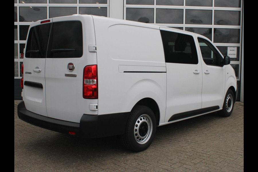 Fiat Scudo 2.0 Diesel 145pk L3 DC | Passagiersstoel | Driver Pack | Techno NAV Pack | 2 Schuifdeuren | Ramen in achterdeuren | Uit voorraad leverbaar !