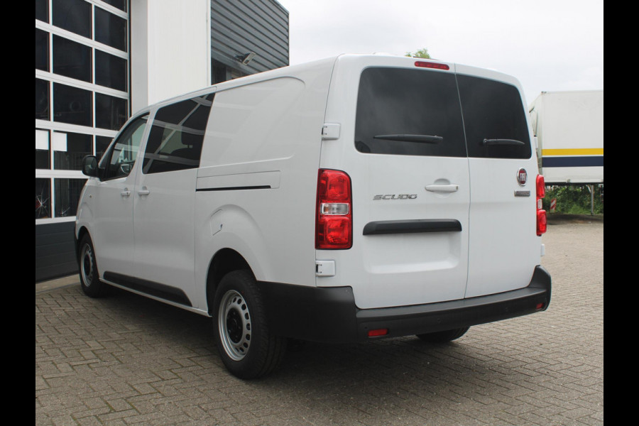 Fiat Scudo 2.0 Diesel 145 L3 DC | Passagiersstoel | Driver Pack | Techno NAV Pack | 2 Schuifdeuren | Ramen in achterdeuren | Uit voorraad leverbaar !