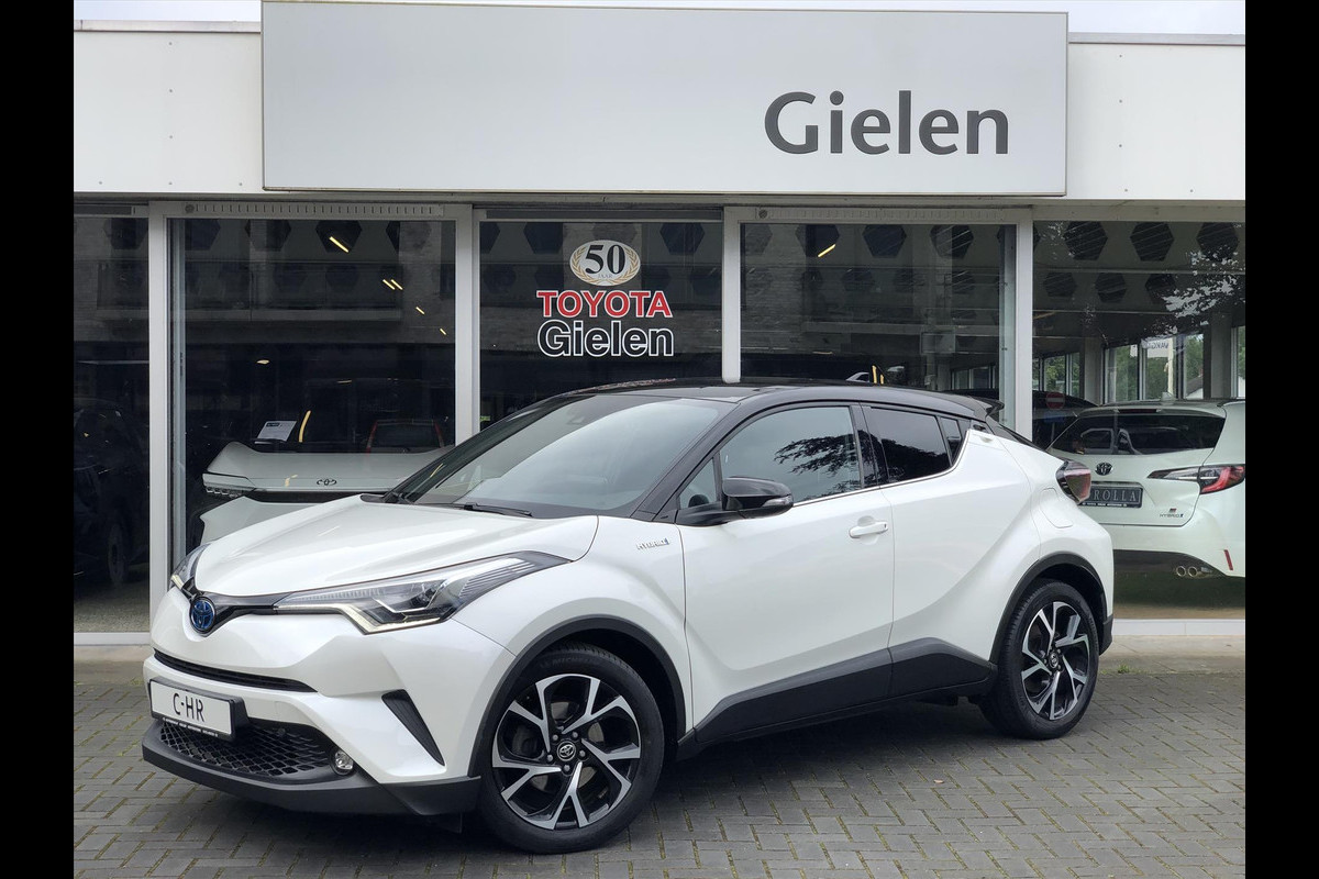 Toyota C-HR 1.8 Hybrid Bi-Tone | Trekhaak, Navigatie, Dodehoekherkenning, Stoelverwarming, 18 inch, Keyless, DAB