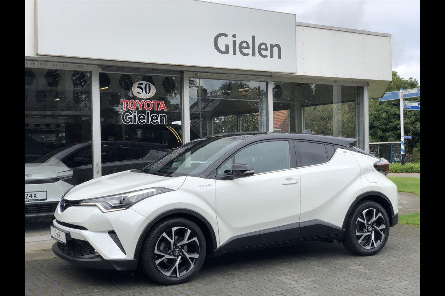 Toyota C-HR 1.8 Hybrid Bi-Tone | Trekhaak, Navigatie, Dodehoekherkenning, Stoelverwarming, 18 inch, Keyless, DAB