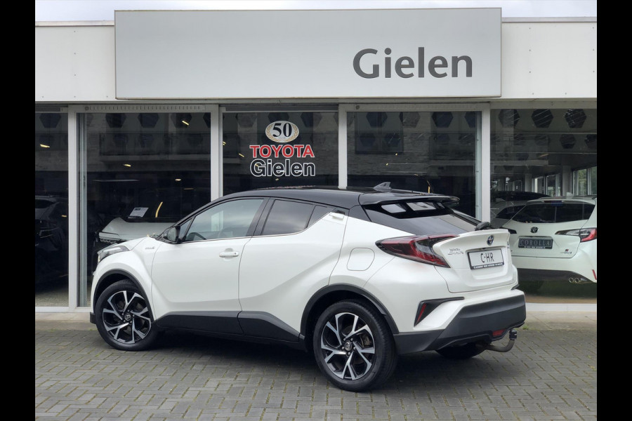 Toyota C-HR 1.8 Hybrid Bi-Tone | Trekhaak, Navigatie, Dodehoekherkenning, Stoelverwarming, 18 inch, Keyless, DAB