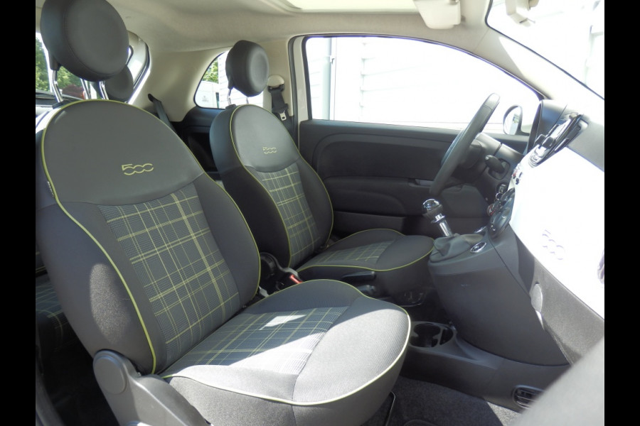 Fiat 500 80pk | Lounge | Navi | Panoramadak | 16"| Pdc |