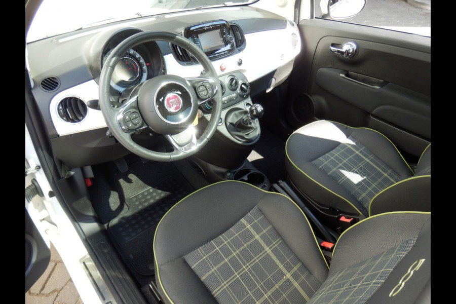 Fiat 500 80pk | Lounge | Navi | Panoramadak | 16"| Pdc |