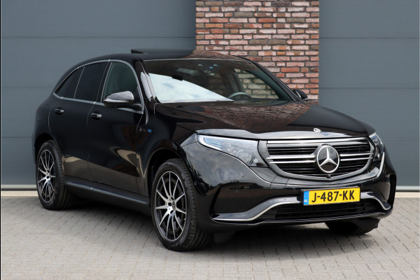 Mercedes-Benz EQC 400 4-MATIC Premium+ AMG Line 80 kWh, Schuifdak, Distronic+, Memory, Burmester, Trekhaak, Keyless Go, Surround Camera, Luchtkwaliteitspakket, Etc.