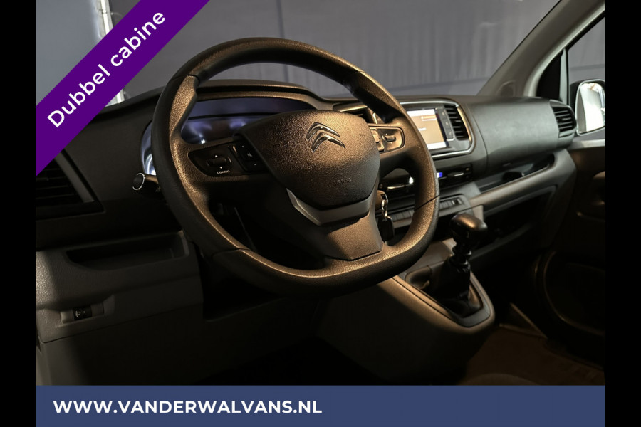 Citroën Jumpy 2.0 BlueHDI *MARGE, GEEN BTW* 122pk L3H1 XL Dubbel cabine Euro6 Airco | Navigatie cruisecontrol, parkeersensoren, 2500kg trekvermogen, apple car play, android