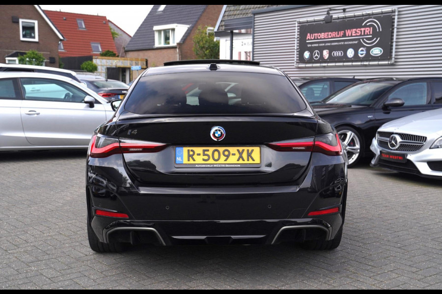 BMW i4 M50 High Executive 84 kWh|Schuifdak|H&K|Carbon|Head Up