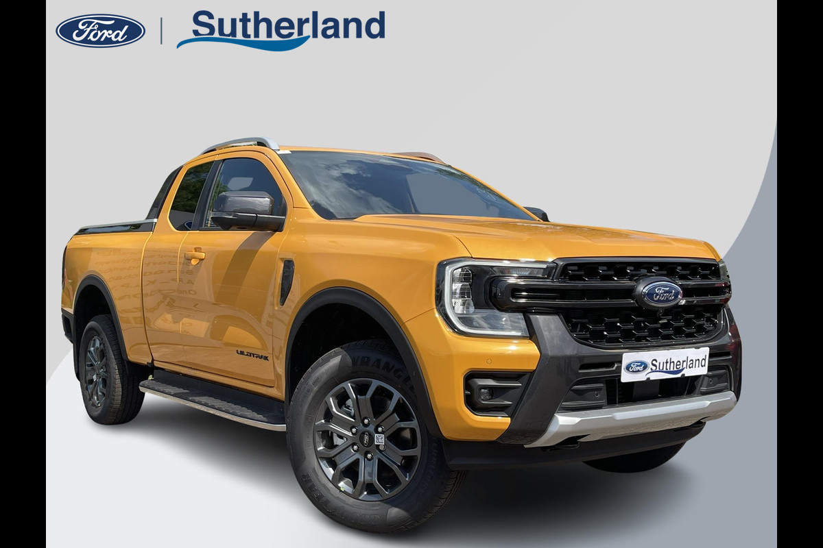 Ford Ranger 2.0 Wildtrak Super Cab EcoBlue 204pk Ford Voorraad | Powerpack | Bedliner | Technology pack Trailer | Trekhaak | Rijklaar !