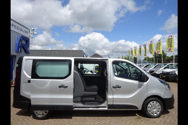 Renault Trafic 1.6 dCi T29 L2H1 EU6 DUBBELE CABINE MARGE AUTO AIRCO CRUISE NAV 2016