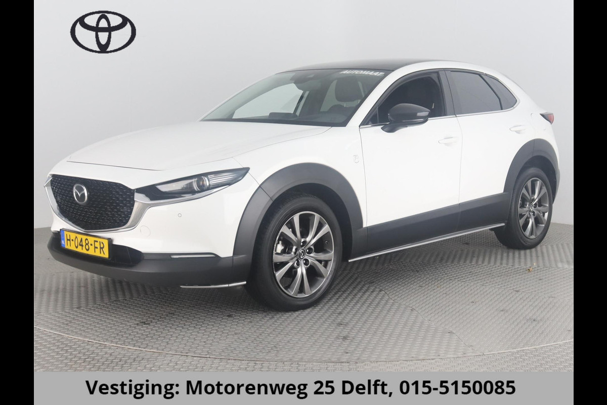 Mazda CX-30 2.0 X-LUXERY LEDER.HYBRIDE AUTOMAAT GARANTIE TOT 2030* 180 PK EN 1: 19 . Zeer rijk uitgerust !!