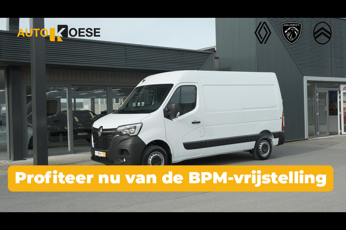 Renault Master T33 2.3 dCi 135 L2H2 Comfort | Eind Juli Leverbaar | Navigatie | Parkeersensoren | Airco | Cruise Control | Vloerplaat In Laadruimte