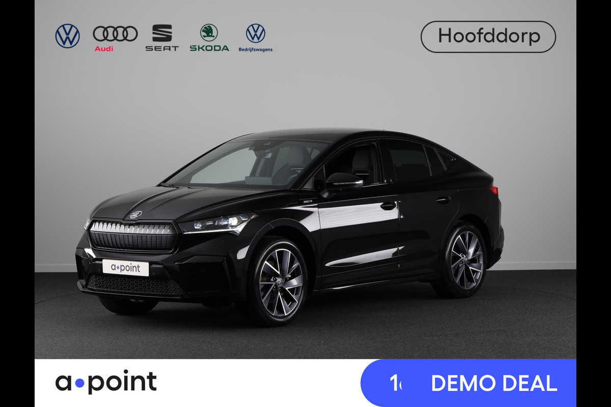 Škoda ENYAQ Coupé iV 60 Sportline iV 180 pk Panoramadak | Wegklapbare trekhaak | Warmtepomp | Parkeercamera